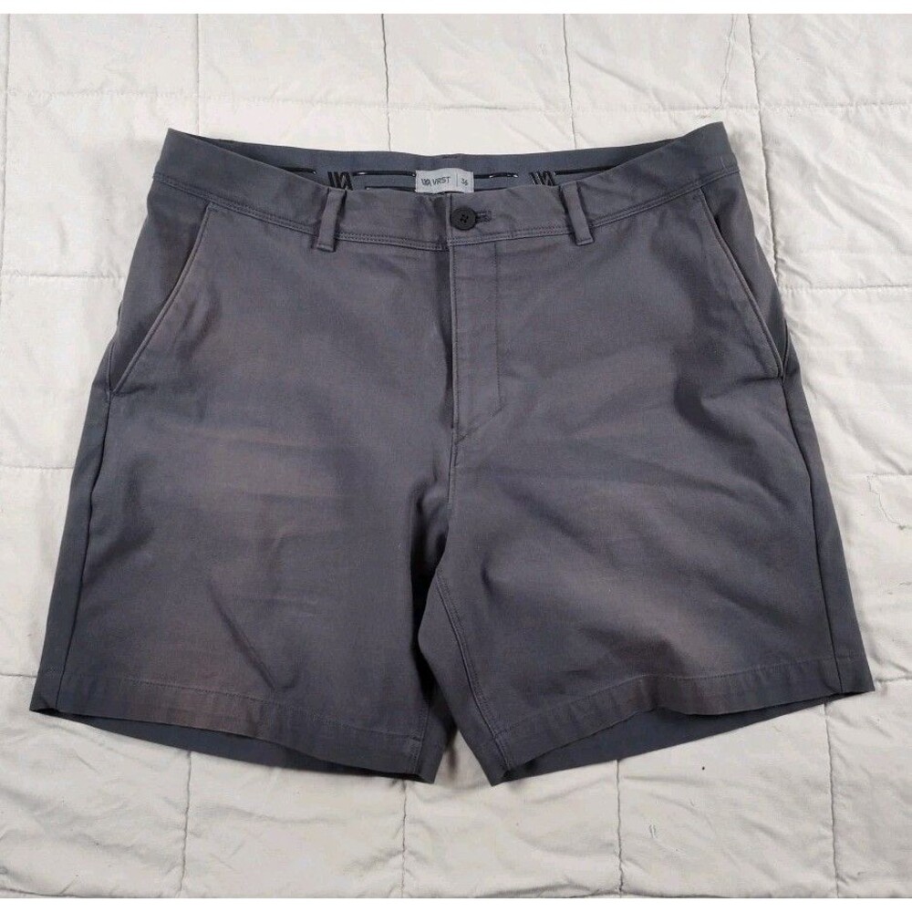 VRST Men's Gray Casual Golf Shorts - Size 36 - Polyester Blend -‎ 9 inch inseam